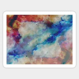 Rainbow Marble Texture Sticker